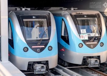 this is the image of dubai metro
