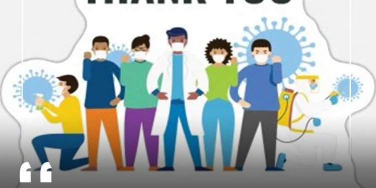 Thank you Coronavirus Helpers