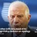 Josep Borrell Apologises