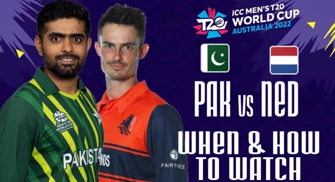 Pakistan vs Netherlands t20 world cup live streaming free online