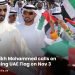 Raising UAE Flag on Nov 3