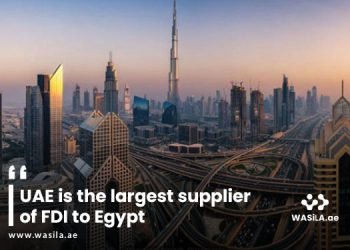 UAE is the largest supplier of FDI to Egypt