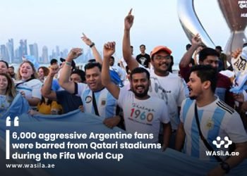 6,000 aggressive Argentine fans were barred from Qatari stadiums during the FIFA World Cup