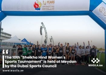 The 10th “Sheikha Hind Women’s Sports Tournament” is held at Meydan by the Dubai Sports Council