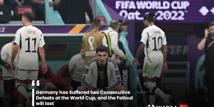 Germany has suffered two consecutive defeats at the World Cup, and the fallout will last
